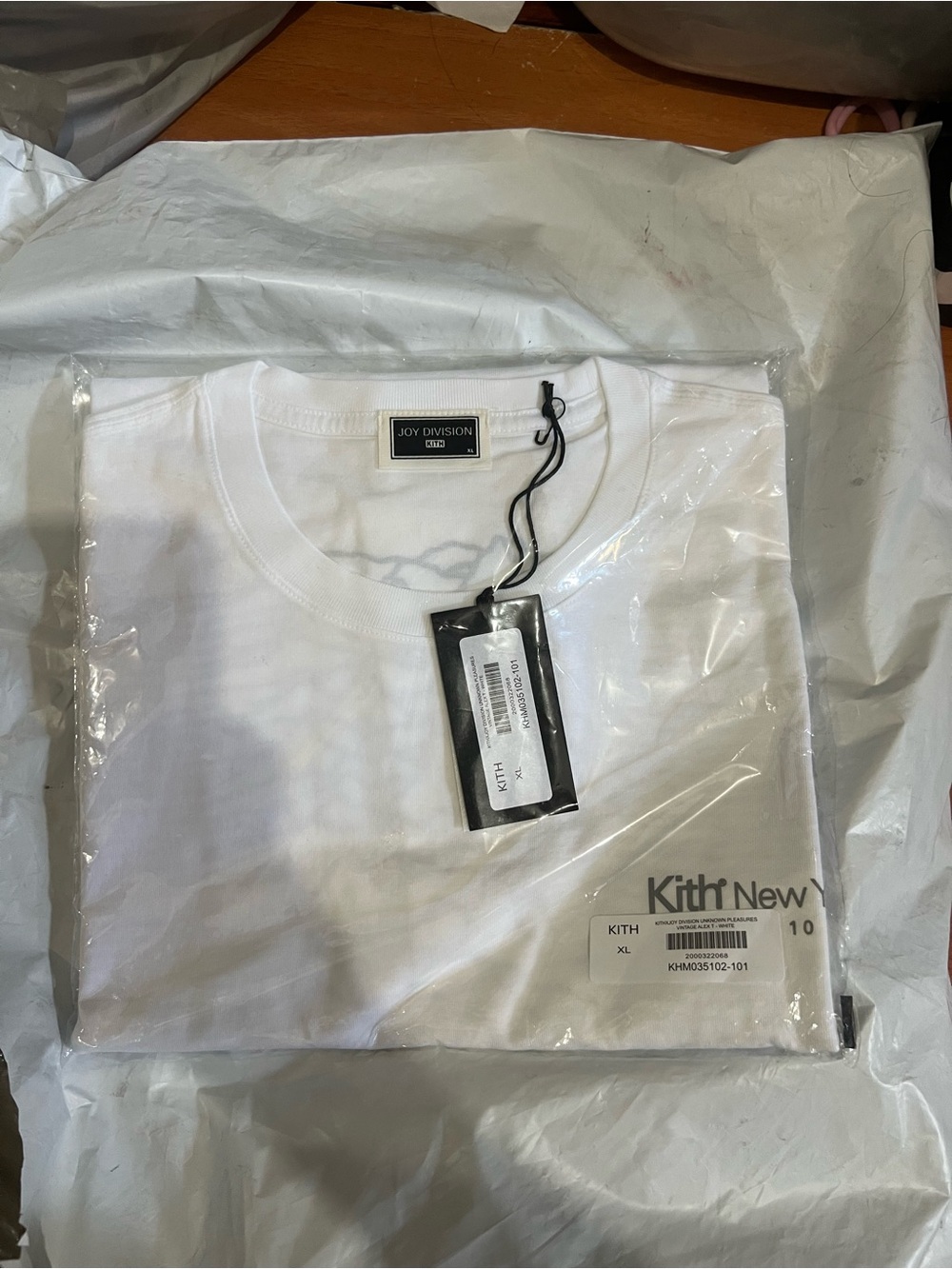 Kith Records for Joy Division Unknown Pleasures Vintage Alex Tee